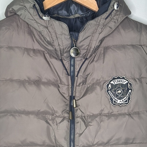 Pikeur Rubica Women's Equestrian Down Vest w/Hood in Size 42 (US 14) Brown - Picture 2 of 10